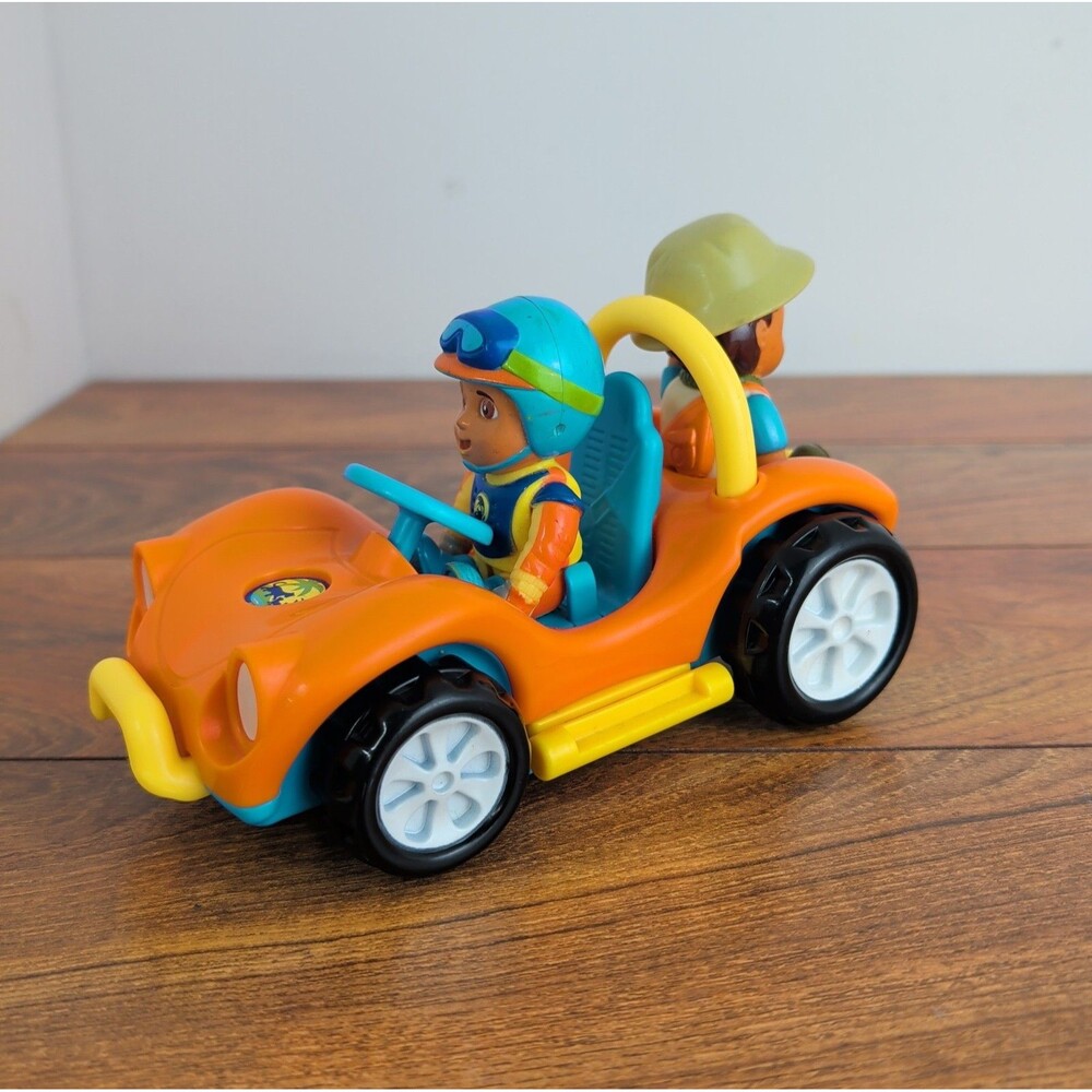 Nickelodeon Go Diego Go To The Rescue Orange Dune Buggy & 2 Figures